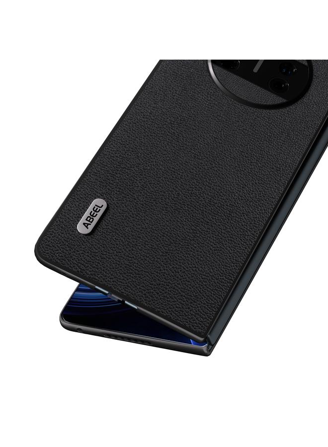 اس-توب جراب لهاتف Huawei Mate X3 من الجلد الطبيعي من سلسلة Luolai - Image 4