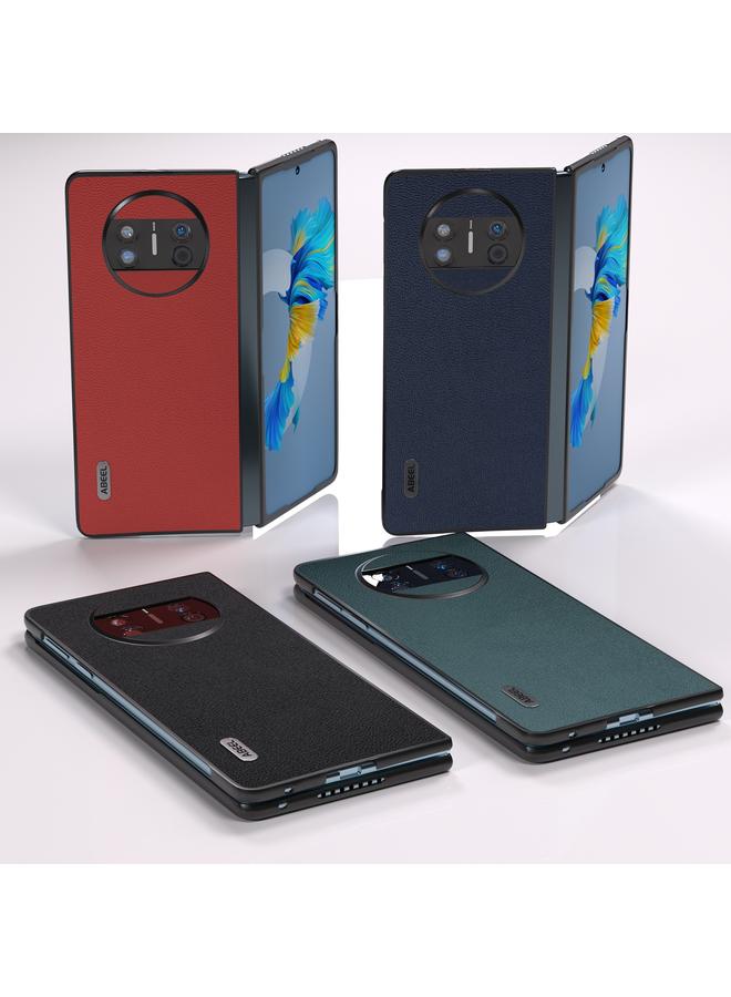 اس-توب جراب لهاتف Huawei Mate X3 من الجلد الطبيعي من سلسلة Luolai - Image 5