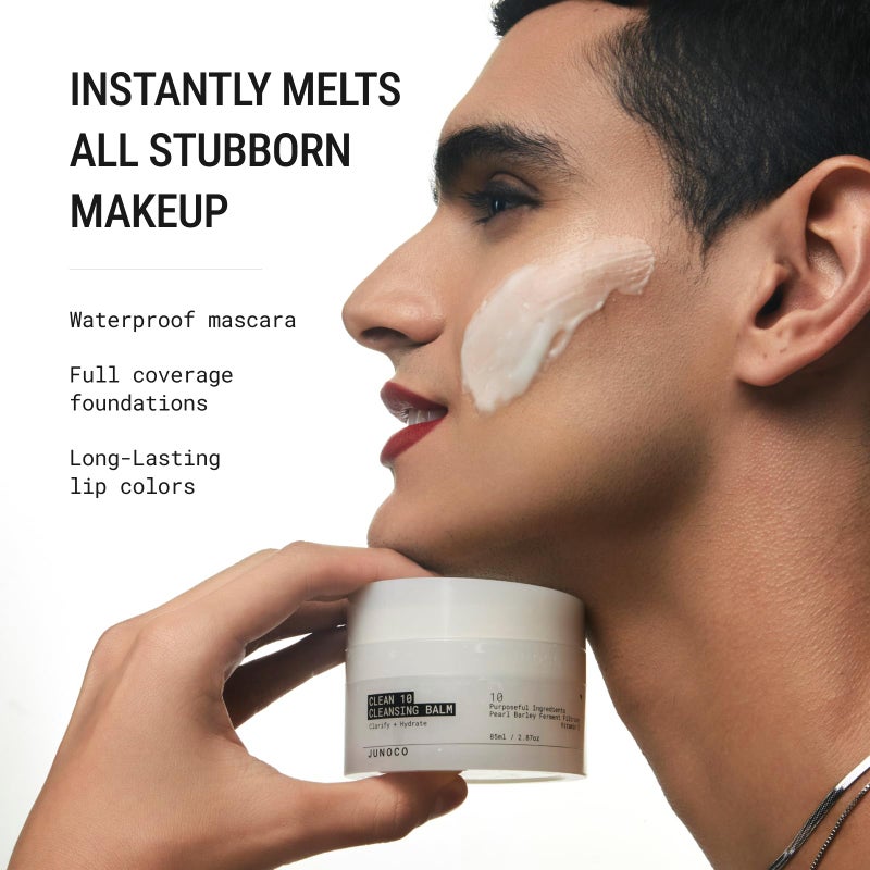 JUNO & Co. JADE Clean10 Cleansing Balm - Makeup Remover Balm - Effortlessly Removes Makeup & SPF - 2.87oz Makeup Remover Balm Full Set - Image 3