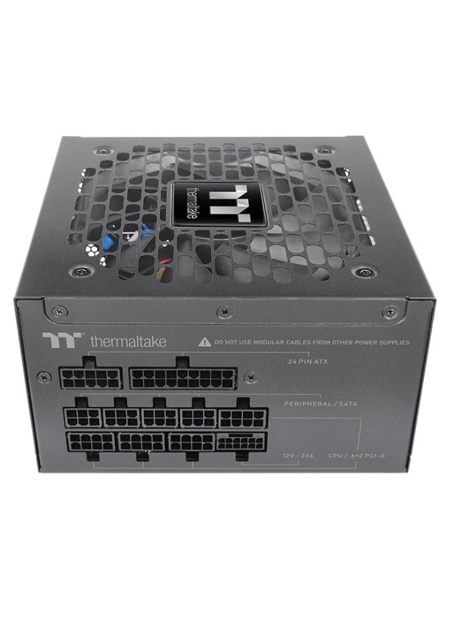 Thermaltake Toughpower GT 750W ATX 3.1 750W 80+ Gold Fully Modular Power Supply – ATX 3.1 & PCIe Gen 5.1 Ready, Native 12VHPWR (12+4 Pin), 120mm Hydraulic Bearing Smart Zero Fan, 100% Japanese Capacitors, Multi Protection, Black | PS-TPT-0750FNFAGK-3 - Image 4