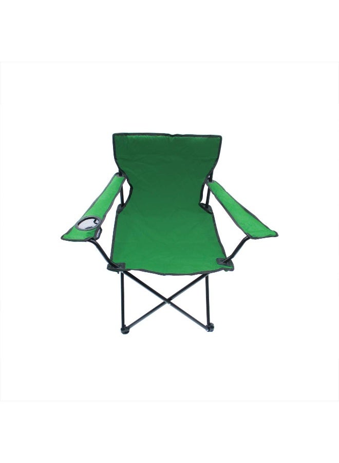 Raxoom Folding Camping Chair with Cup Holder Lightweight Foldable Portable Garden Beach Seat GREEN - Image 3