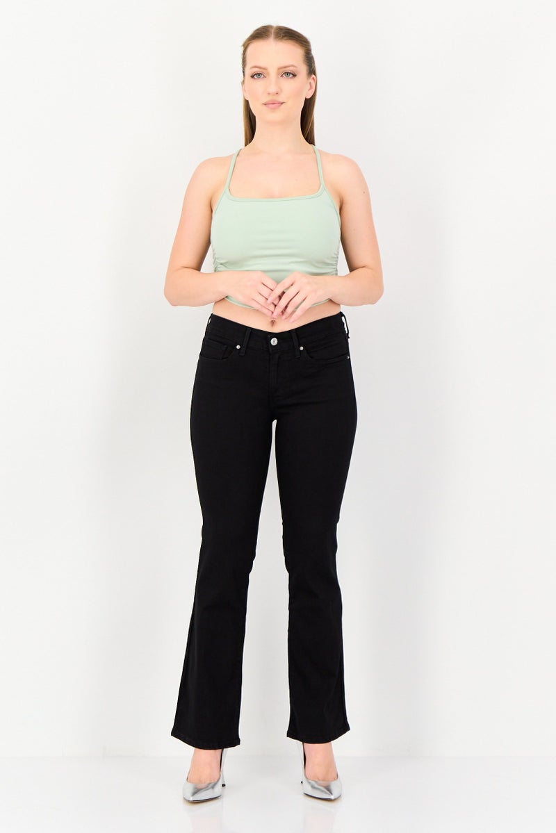 Levi's بنطلون جينز نسائي بقصة بوت كات، أسود - Image 2