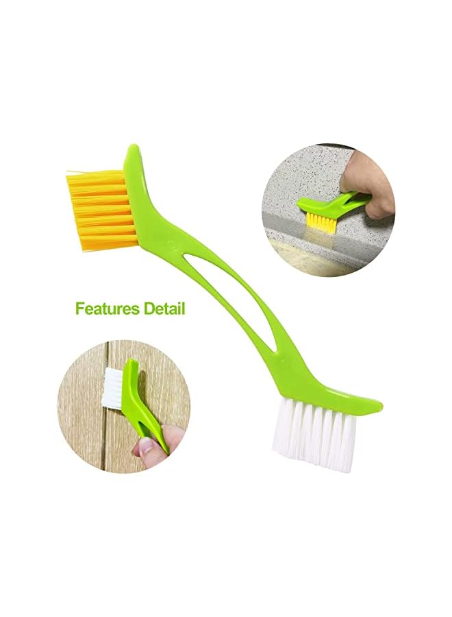KASTWAVE Cleaner Brush  (4 in 1) Tile Cleaner Brush Supplies to Deep Clean Tile Lines, Detail Kitchen, Scrub Bathroom, Shower Home Detail and Grout Cleaner Brushes Set - Image 2