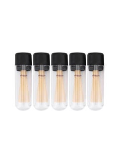 Bassoon Reeds Replacement, Pack of 5 Bamboo Bassoon Reed Medium Soft Reed Medium Instrument Accessories, Reeds Holder Container Box for Bassoon Reeds Tube Instrument Bassoon Accessories
