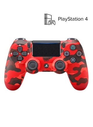 Dualshock Wireless Controller For PlayStation 4-Red Camoflage - view 2