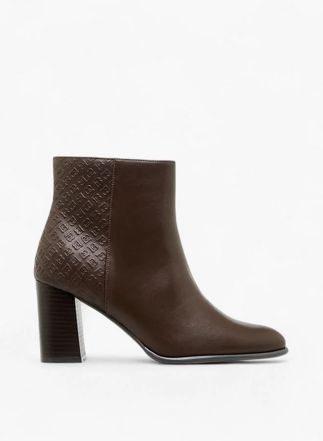 فلورا بيلا من شو إكسبرس بوت كاحل بكعب عريض نسائي