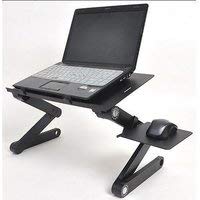 SAIMAA Portable Zigzag MultiAngle Ergonomic Laptop Table with USB Cooler - Image 2