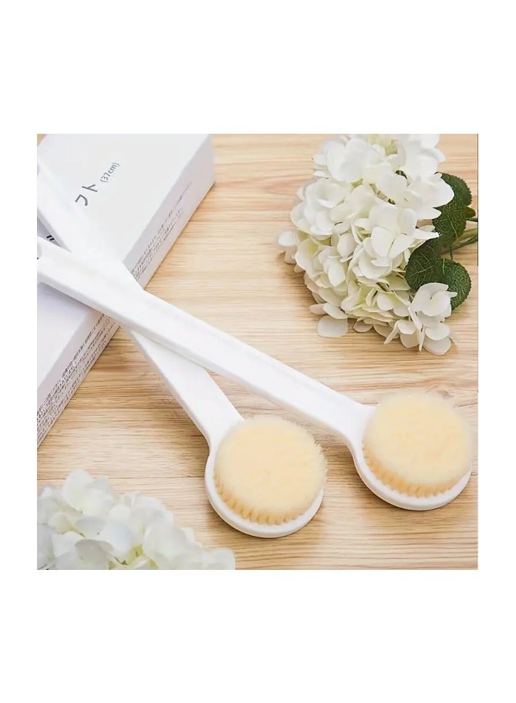 Skyline Brush Dry Brushing Shower Bath Brush Long Handle Gentle Back Skin Scrubber - Image 3