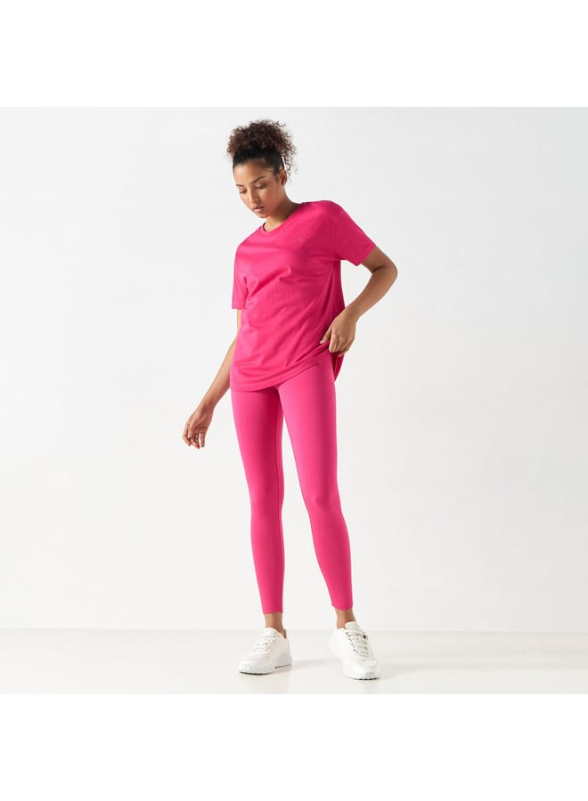 Kappa Kappa Logo Print Leggings with Elasticated Waistband  - Image 2