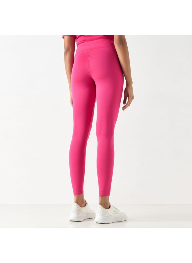 Kappa Kappa Logo Print Leggings with Elasticated Waistband  - Image 3