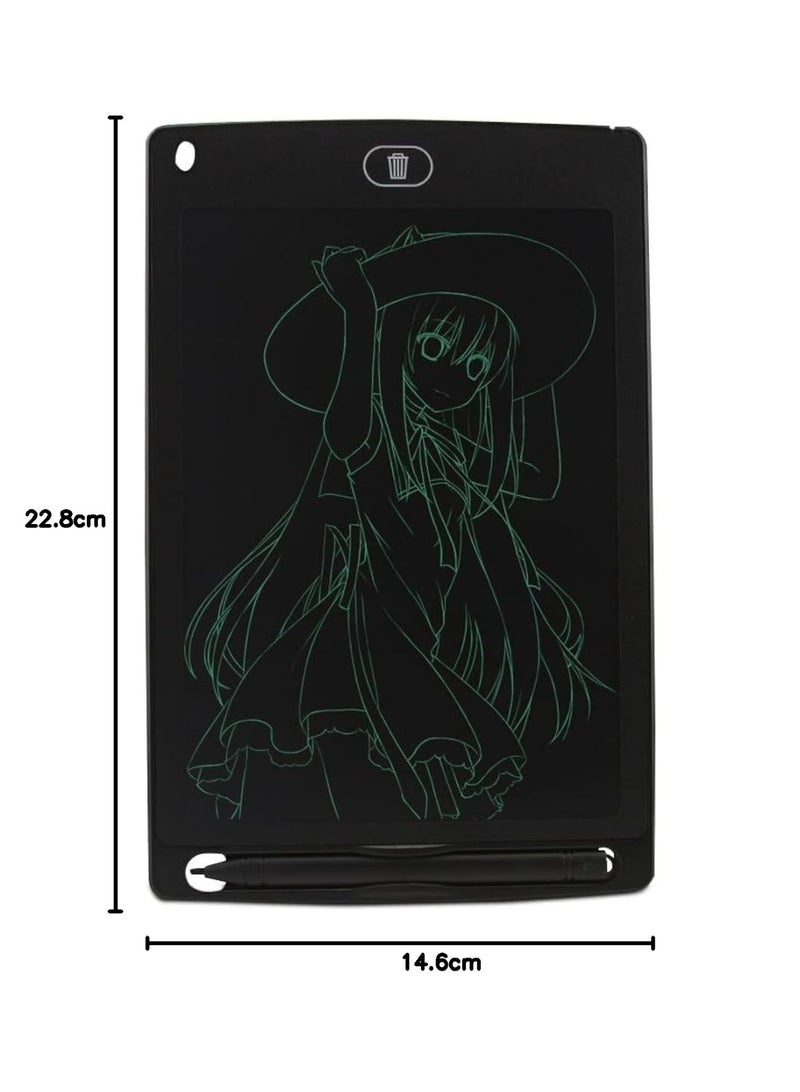LCD Writing Tablet 8.5 Inch Doodle Pad Portable Electronic Writer Environmental Writing and Drawing Memo Board | RANDOM COLOR | - Image 3