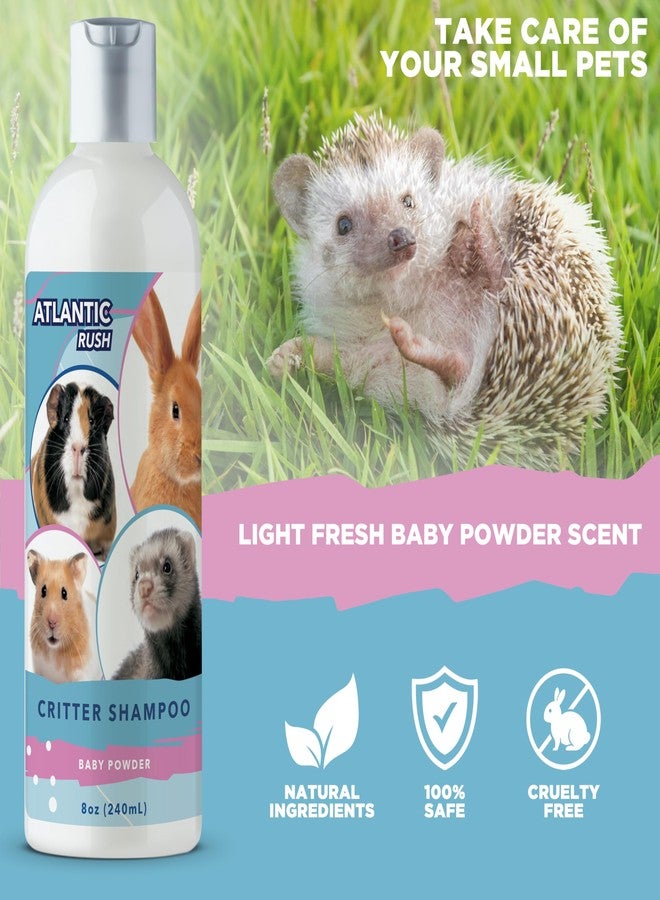 Atlantic Rush Critter Shampoo for Small Pets - 8oz Small Animal Baby Powder Scented Shampoo - Pet Shampoo for Small Critters Including Ferrets, Guinea Pigs, Rabbits, Hedgehogs, Hamsters & Sugar Gliders - Image 5