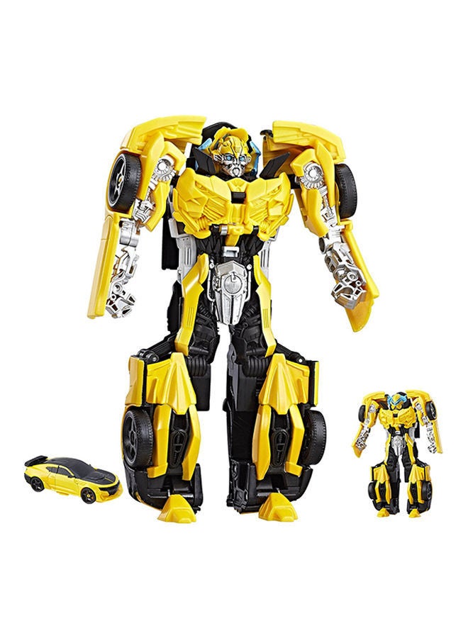 NIBEMINENT The Last Knight Armor Turbo Changer Bumblebee Figure 10-Inch 10inch - Image 3