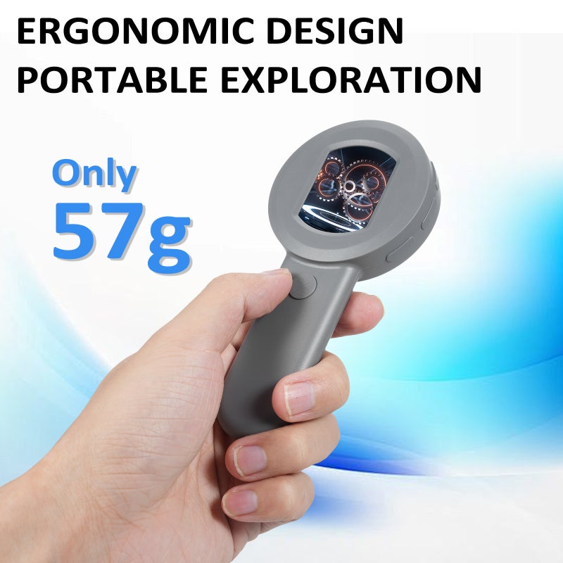 Digital Magnifier with 2.0inch IPS Screen 100X Magnifying Glass with Light Magnifier for Reading White and Purple Lights Windows Compatible - Image 4
