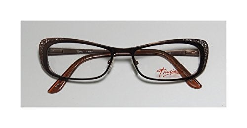 THALIA SODI Thalia Canela For Ladies/Women Cat Eye Full-Rim Shape Flexible Hinges Stunning Trendy Eyeglasses/Eye Glasses (52-17-133, Brown) - Image 2