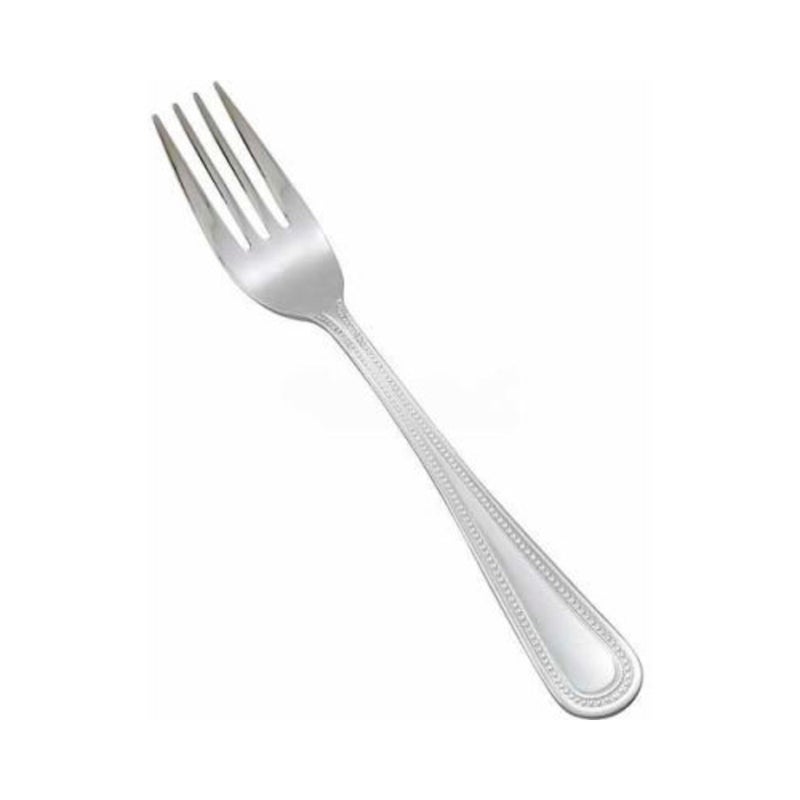 Winco 12-Piece Dots Salad Fork Set, 18-0 Stainless Steel, Silver