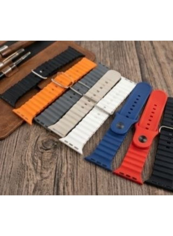 Smart Watch Ultra Series AW05 - 2.01 Inch Display, 7-in-1 Multicolor Strap - Metallic Case, Bluetooth Calling & Health Tracking(Assorted/Random Colors) - Image 3