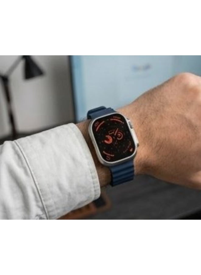 Smart Watch Ultra Series AW05 - 2.01 Inch Display, 7-in-1 Multicolor Strap - Metallic Case, Bluetooth Calling & Health Tracking(Assorted/Random Colors) - Image 5