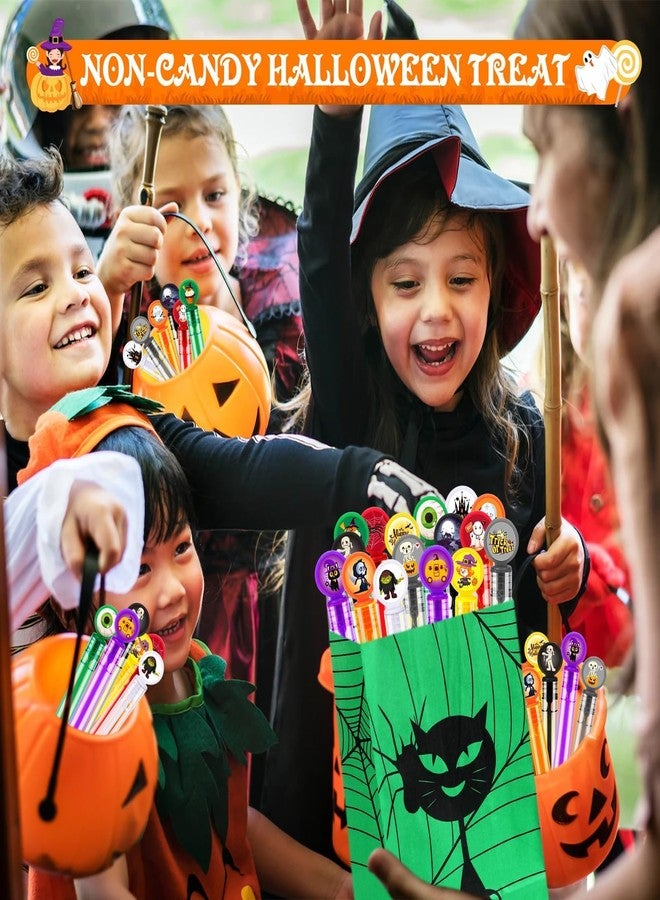 HINZER 80 Pack Halloween Party Favors Mini Bubble Wands Toys Gift for Kids Halloween Treats Non Candy Goodie Bag Fillers Pinata Stuffers Classroom Prizes Bubble Maker Toys for Boy Girl Kid - Image 3