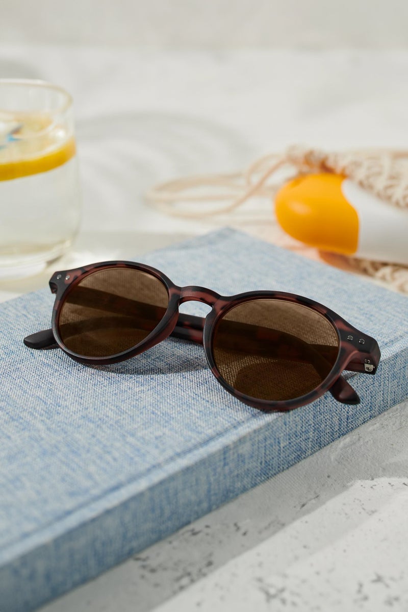 Tchibo Women 195650 Tinted Reading 3,00 Eye Glasses, Black/Brown - Image 1