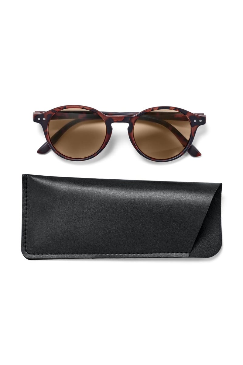 Tchibo Women 195650 Tinted Reading 3,00 Eye Glasses, Black/Brown - Image 3