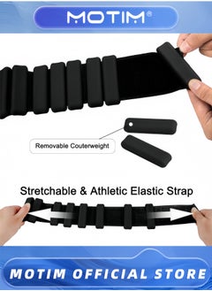 Motim Wrist Weights Adjustable Silicone Weighted Bracelet Arm Weights for Women and Men for Yoga Pilates Cardio Set of 2 (1Lb Each)  - Image 2