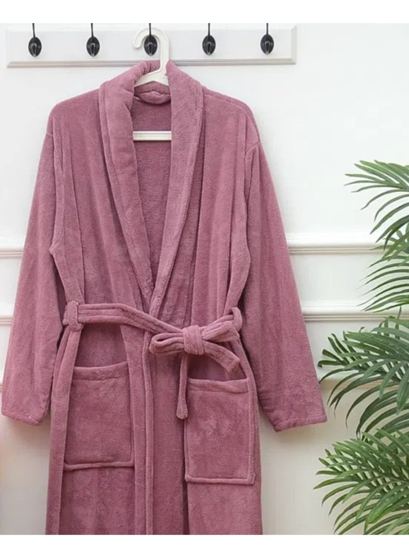 TM HOME Unbeatable Offer – TM Home 8-Piece Luxury Hotel-Grade Cotton Set (2 Bathrobes + 2 Towels 140x70 + 2 Towels 50x100 + 2 Bath Mats) in Light Blue & Pink Colors – Premium Hotel Quality - Image 2