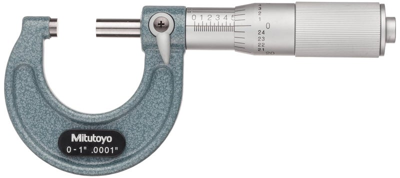 Mitutoyo Mitutoyo 103135 Outside Micrometer Friction Thimble 01 Range 00001 Graduation 00001 Accuracy  - Image 1