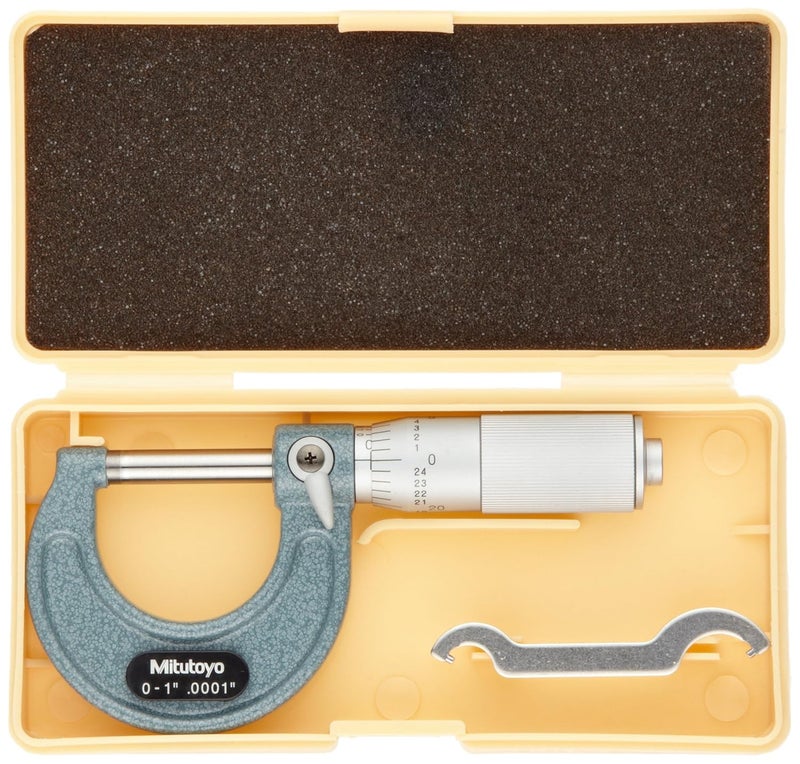 Mitutoyo Mitutoyo 103135 Outside Micrometer Friction Thimble 01 Range 00001 Graduation 00001 Accuracy  - Image 2