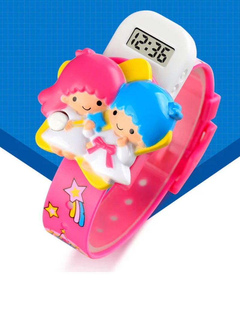 SKMEI Skmei Digital Pink Dial PVC Strap Watch for Kids - 1749  - Image 2