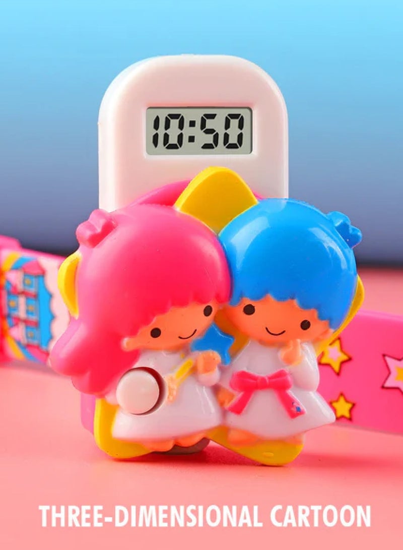SKMEI Skmei Digital Pink Dial PVC Strap Watch for Kids - 1749  - Image 3