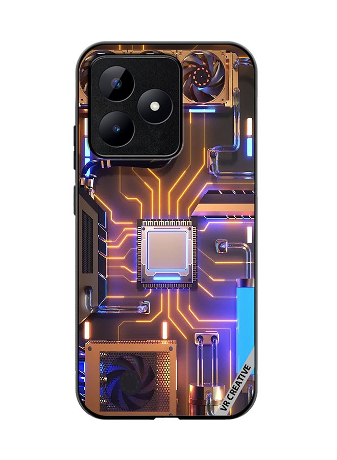 VR CREATIVE Protective Case Cover For Realme C53 Server Design Multicolour - Image 1