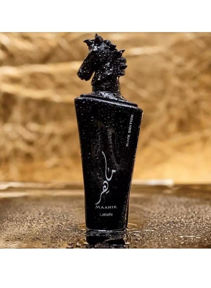 لطافة عطر ماهر بلاك اديشن لطافة ١٠٠ مل للجنسين - Image 4