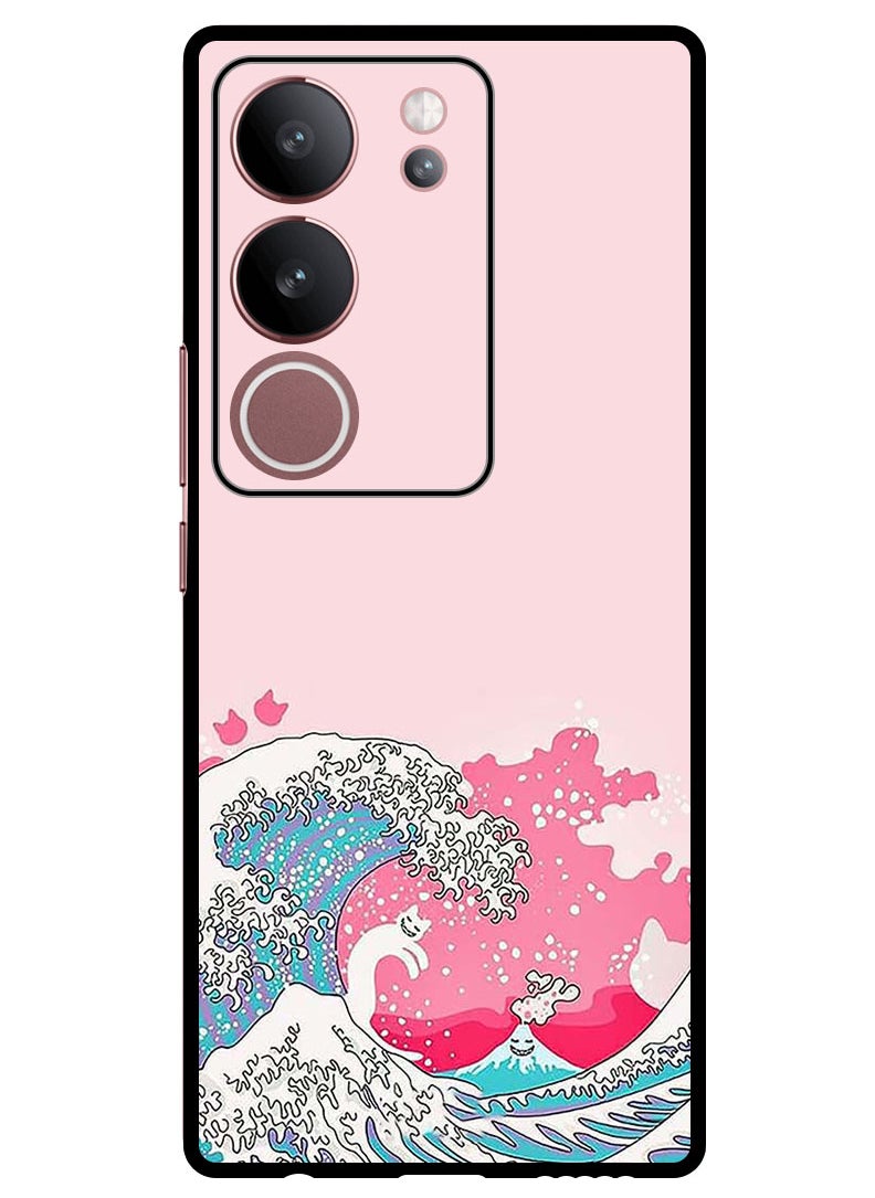 Theodor Protective Case Anti Scratch Shock Proof Bumper Cover For Vivo S17 - S17 Pro Waves  - Image 1