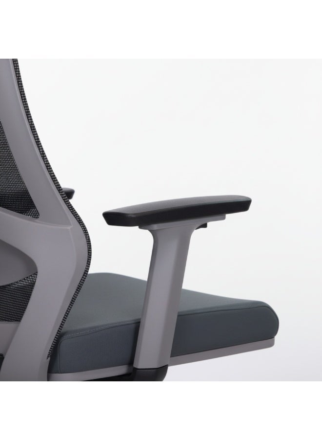 Furalux Premium Ergonomic Mesh Office Chair – 4D Adjustable Armrests, Dynamic Reclining Backrest, Height-Adjustable Headrest, High-Density Foam Seat, 130KG Heavy-Duty Capacity, Executive Computer Desk Chair - Image 5