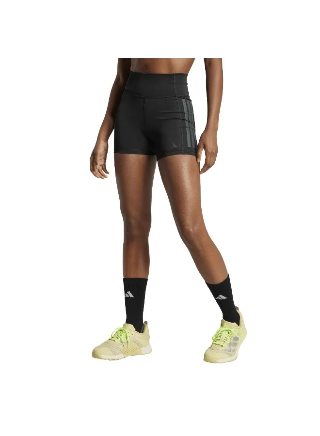 Adidas Optime 3 Stripes 1/4 Short Leggings