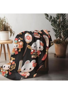 General Baby and children's cartoon flannel thin blanket (warm and comfortable, suitable for sleep, games) 70cm*100cm - 205  - Image 2