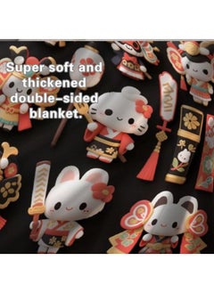 General Baby and children's cartoon flannel thin blanket (warm and comfortable, suitable for sleep, games) 70cm*100cm - 205  - Image 4