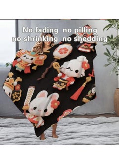 General Baby and children's cartoon flannel thin blanket (warm and comfortable, suitable for sleep, games) 70cm*100cm - 205  - Image 5