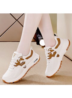 Generic Womens Plus Size Sneakers 2024 Spring New Korean Casual Dad Shoes 5162 khakis 