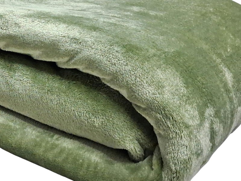 CHANDRAVATI Plush Summer Dohar Blanket | Lightweight Reversible 200 GSM Blanket for Single Bed | Soft, Cozy Bedding for Sofa, Couch, Travel & Camping (Pista, Single) - Image 2