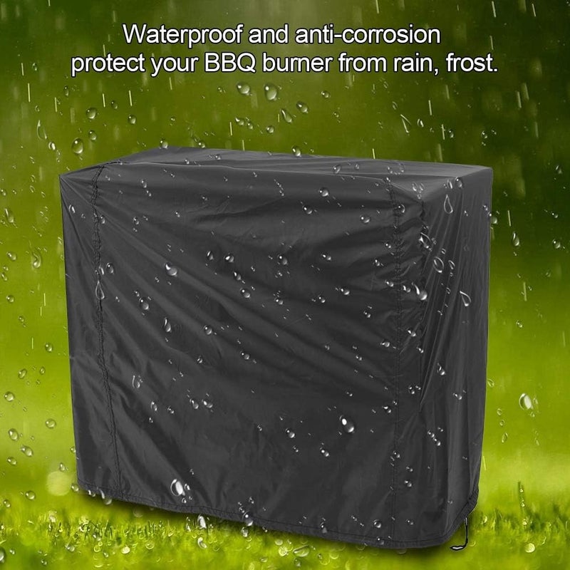 GOTOTOP Waterproof Barbecue Cover for BBQ Grill in Polyester, Anti Rain Dust Sun Snow (80 x 66 x 100 cm) - Image 3