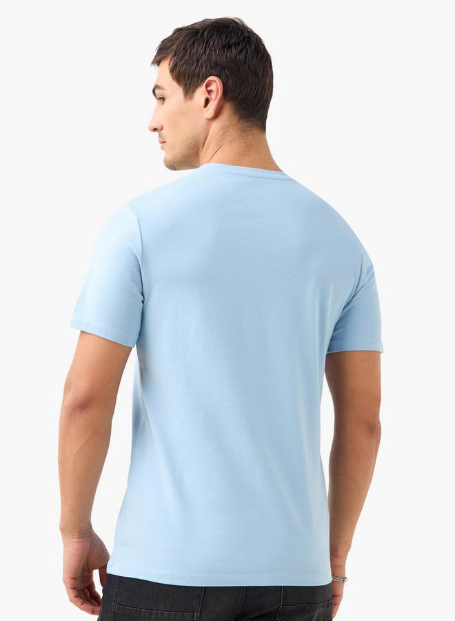 سبلاش فيڤ تي شيرت بياقة دائرية وأكمام قصيرة - Image 3