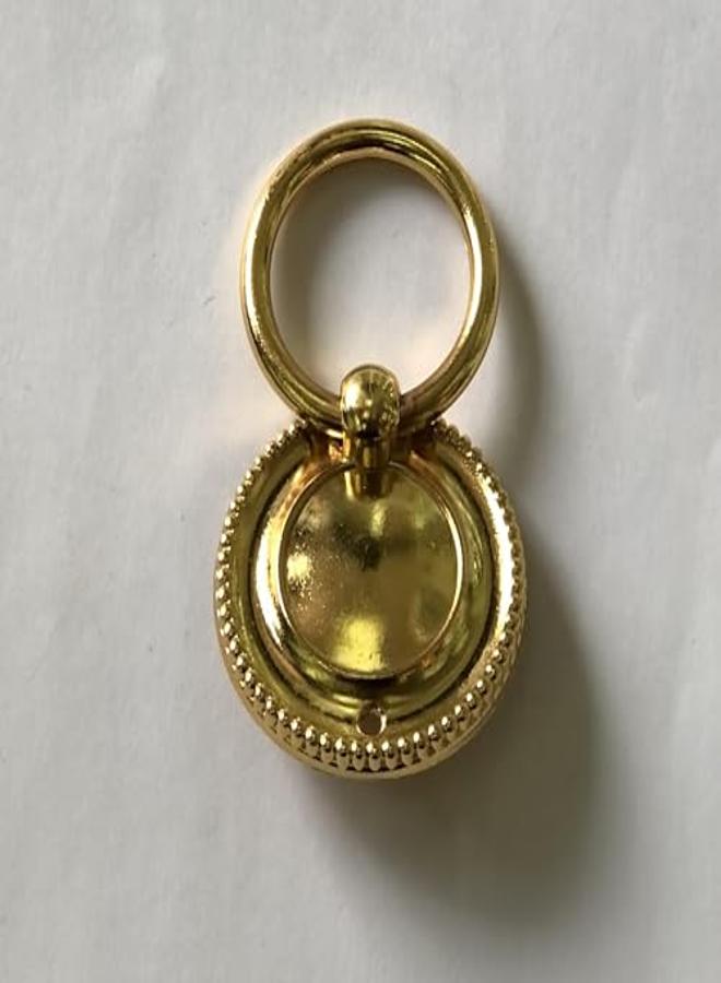 Gold Material Brass Italian Made Cupboard Handle 4.5 Cm - Image 1