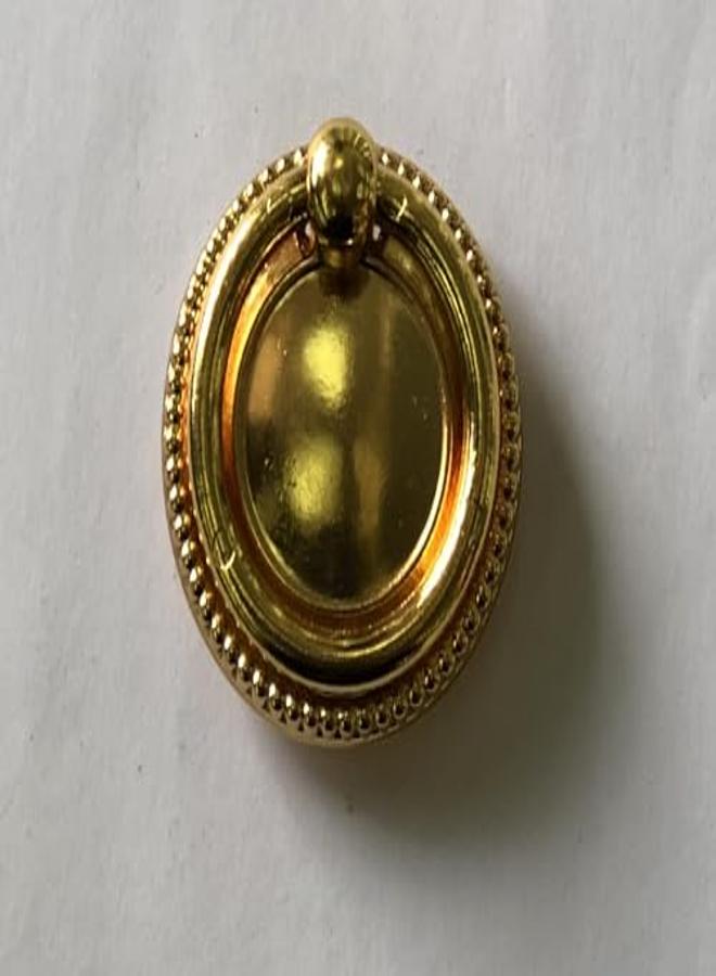 Gold Material Brass Italian Made Cupboard Handle 4.5 Cm - Image 2