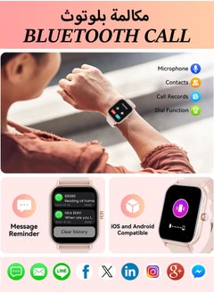 Generic Smart Watch(Answer/Make Call), 1.39" Smartwatch for Women's Men's  IP67 Waterproof, 100+ Sport Modes Fitness Activity Tracker, Heart Rate Sleep Monitor, Pedometer Fitness Watch for Android iOS  - Image 2