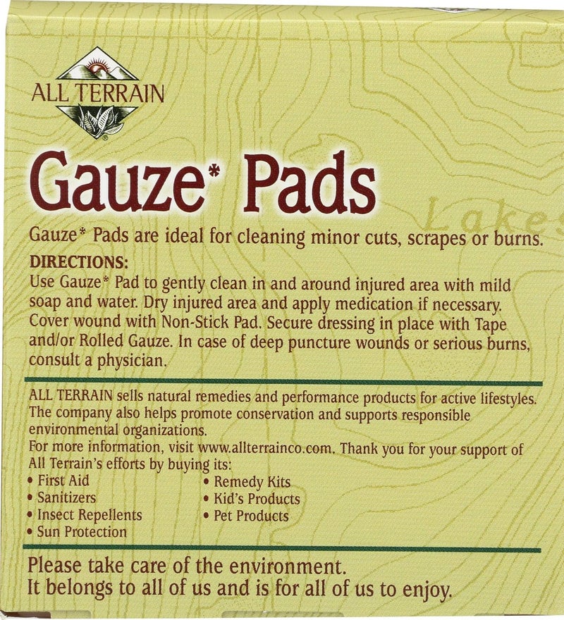 ALL TERRAIN Gauze Pads 2 X 2 10 CT - Image 2
