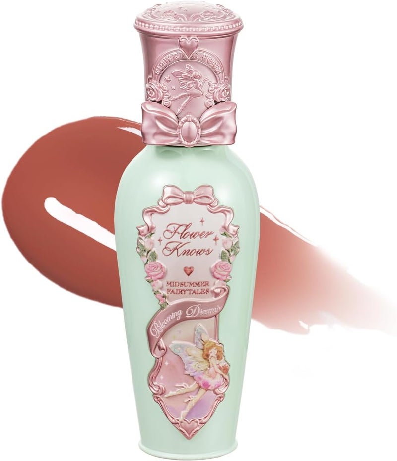 Flower Knows Midsummer Fairytales Lip Gloss-Glowy Moisturizing Coating Lip Lacquer-Hydrating Tinted Lip Oil for Girls & Women-Vegan & Cruelty Free - 0.17Fl Oz (G09 Dream Voyager, 5 ml) - Image 1