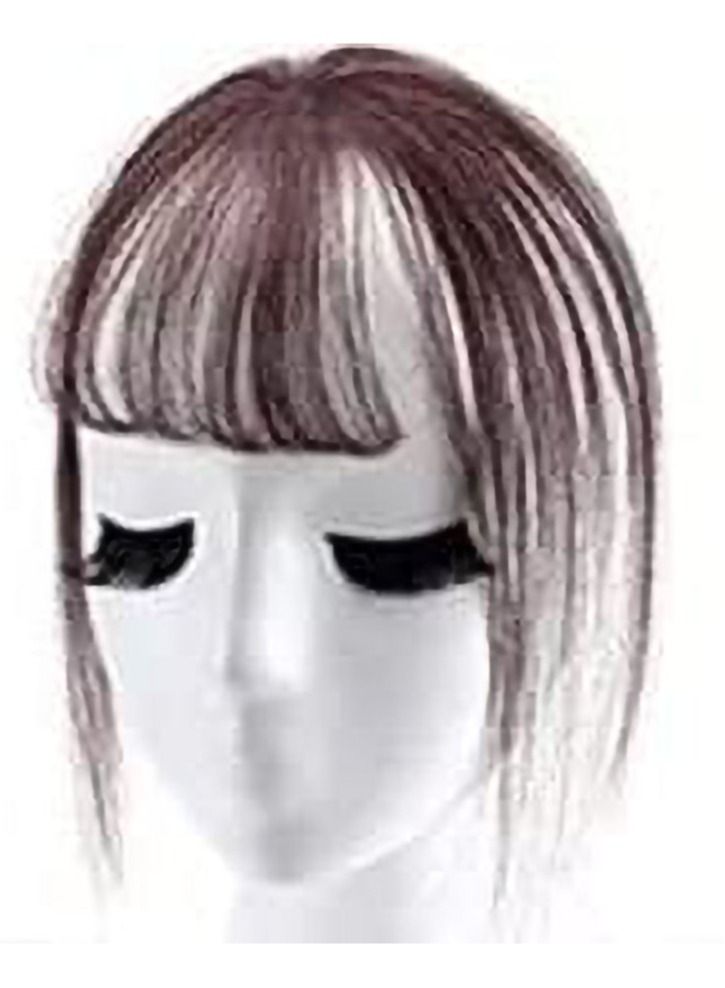 Estelle Needle Replacement Hair Piece Invisible Fake Bangs on the Head Real Hair 3d Air Bangs Wig Piece 2 Style 02 - Image 1