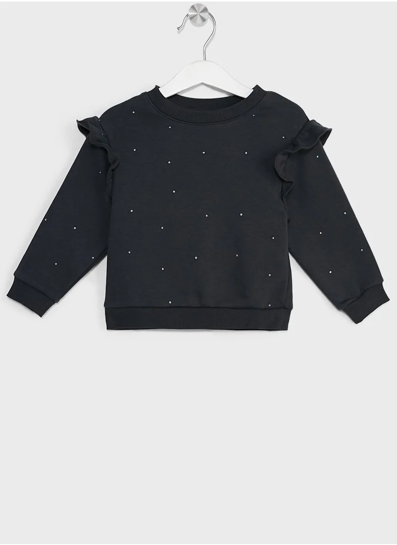 H&M Kids Essential Frill Trimmed Sweatshirt